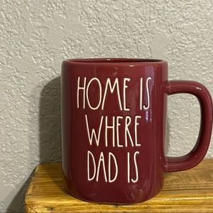 New Rae Dunn HOME IS WHERE DAD IS mug